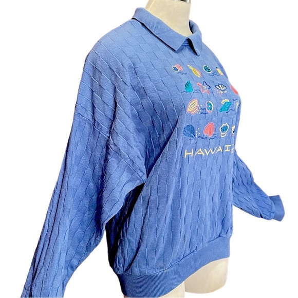 Blue Hawaii Theme Light Sweatshirt - Picture 4 of 11